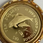 ドルフィンコイン　ペンダントトップ
